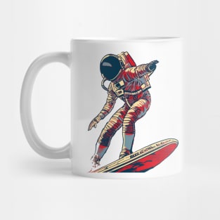 Astronaut Surfing Mug